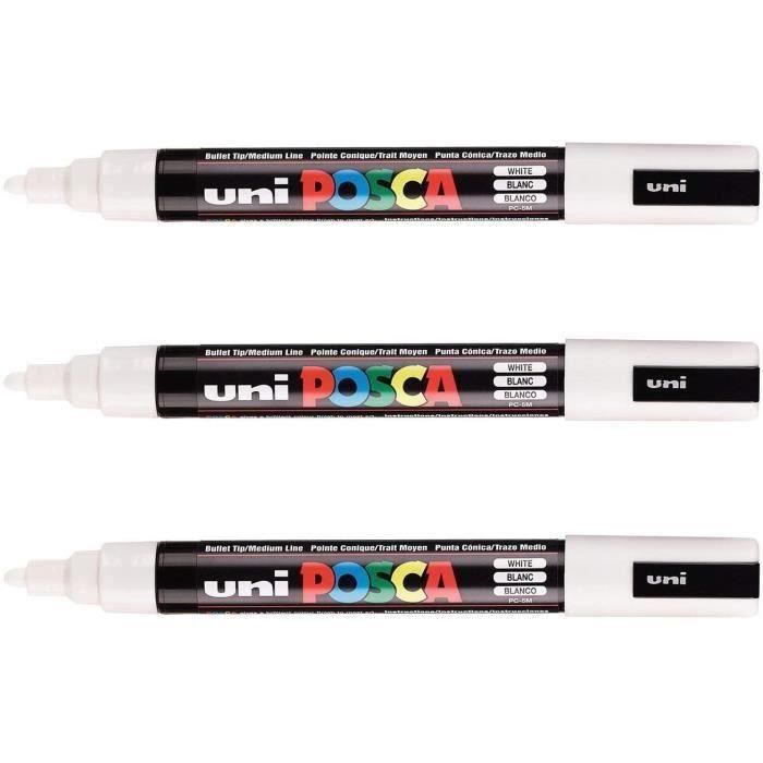 MARQUEUR PEINTURE A EAU POSCA EXTRA FINE 1MM NOIR