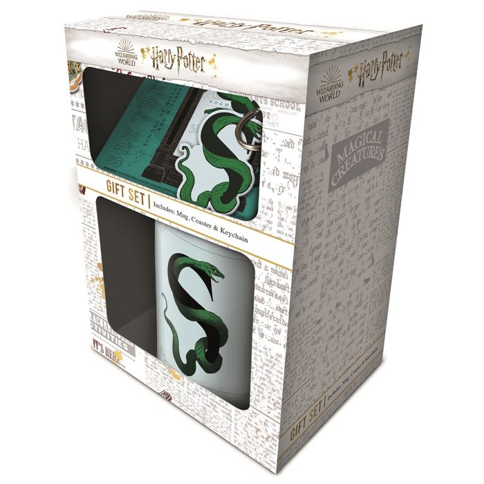 Harry Potter Coffret cadeau tasse, sous-verre et porte-clés