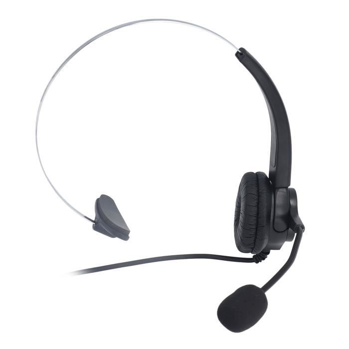Casque USB Avec Micro Antibruit GOWENIC – Monaural Léger Type-C Pour Bureau, Call Center Et Télétravail