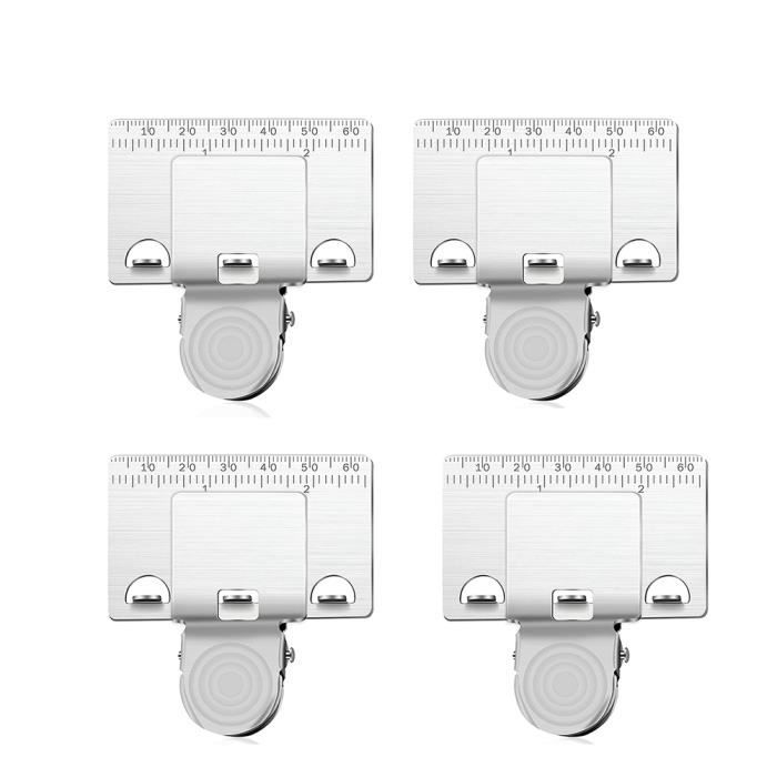 Pince De Mesure Pour Ruban à Mesurer – Support En Inox, Lecture Rapide, Outil De Bricolage Précis