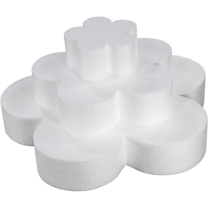 Kuchenuntersatz Blumenform - Polystyrol Tortenständer 10-30cm