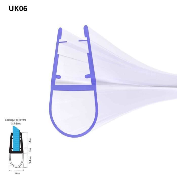 100cm Joint d'étanchéité douche joint douche italienne joint de