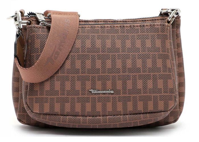 Tamaris Sac Bandoulière Genna Crossover Marron Foncé – Chic & Pratique