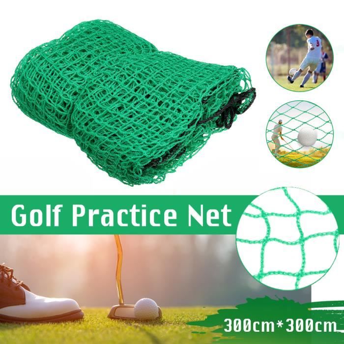 Filet D'Entraînement Golf VEVOR 3x3m - Nylon Renforcé - Baseball, Hockey, Football