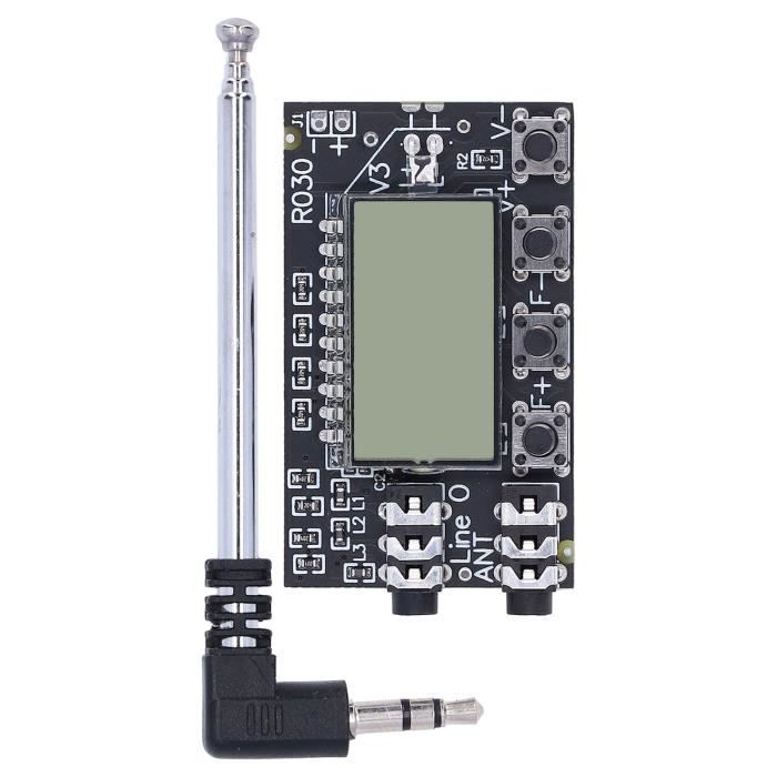 TMISHION Module audio FM Carte de réception FM DC 3.0V-12V Module audio