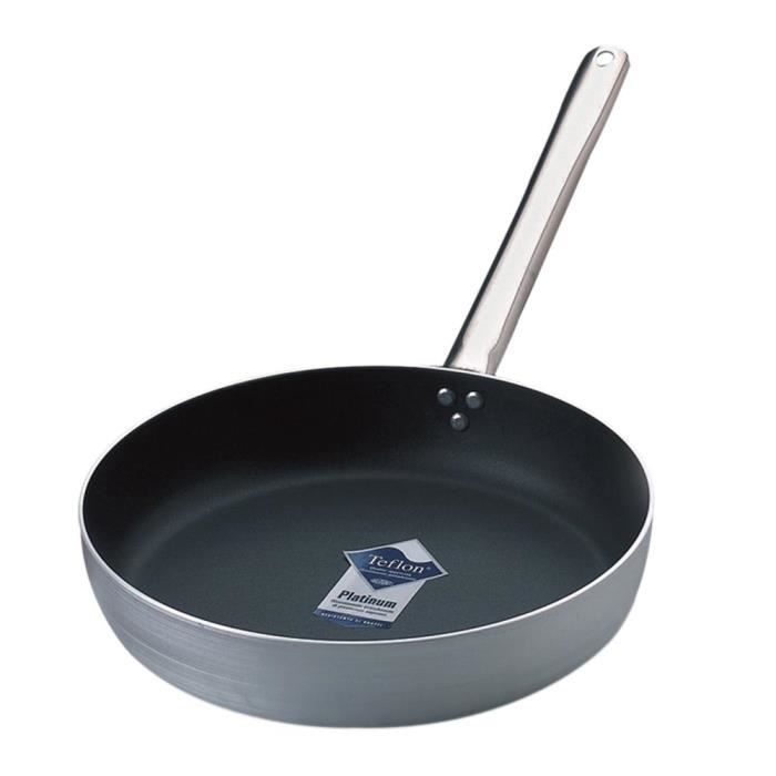 Poêle à frire Olivier en fonte d'aluminium 24 cm pleine induction