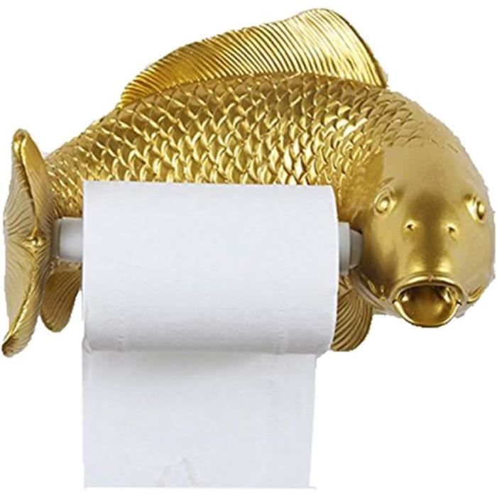 Goufride 2 PièCes RéSine Carpe Poisson Doré Tenture Murale Ornement Personnalité Poisson Figurine pour Restaurant Fond DéCoration Murale