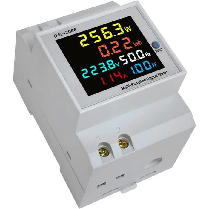 Combo Voltmètre Fréquencemètre AC 100A 600V 100Hz - Certifié CE/UKAS, Marque AILI