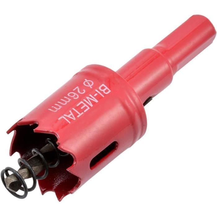 Scie Cloche Bimétallique 70 Mm - Pour Métal, Vitesse, Rouge/noir, Neuve, Référence 77-XU44-8ISH