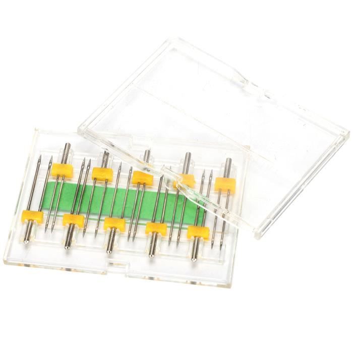 Kit De 2 Aiguilles Doubles Pour Machine à Coudre PIXNOR - Accessoire De