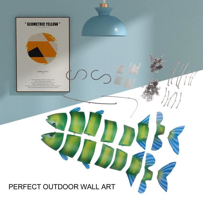 Art Mural en Métal Poisson | Decor – Achetez maintenant