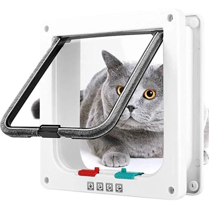 Meilleurs prix pour Chatière pour chien et chat VHV - XL 25x28cm - 4 options de verrouillage