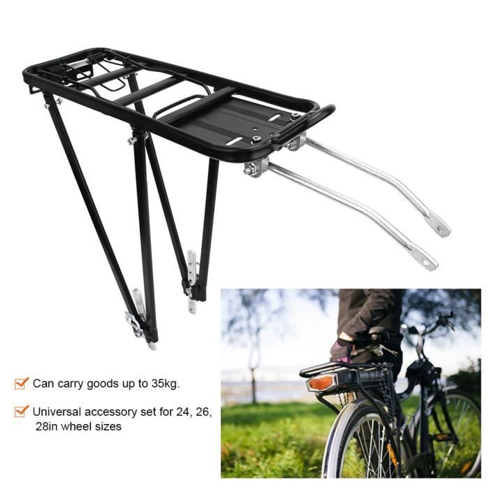 Porte-bagages arrière pour vélo, capacité de 35 kg, support