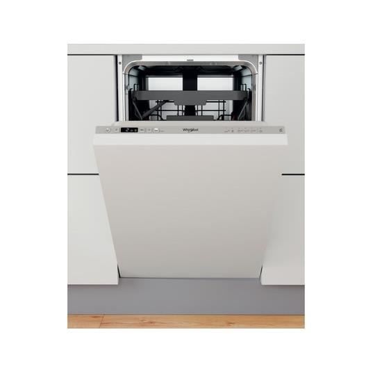 Lave vaisselle tout integrable 45 cm WHIRLPOOL WSIC3M27C 10 couverts 44.8cm 47db - (Intégrable)