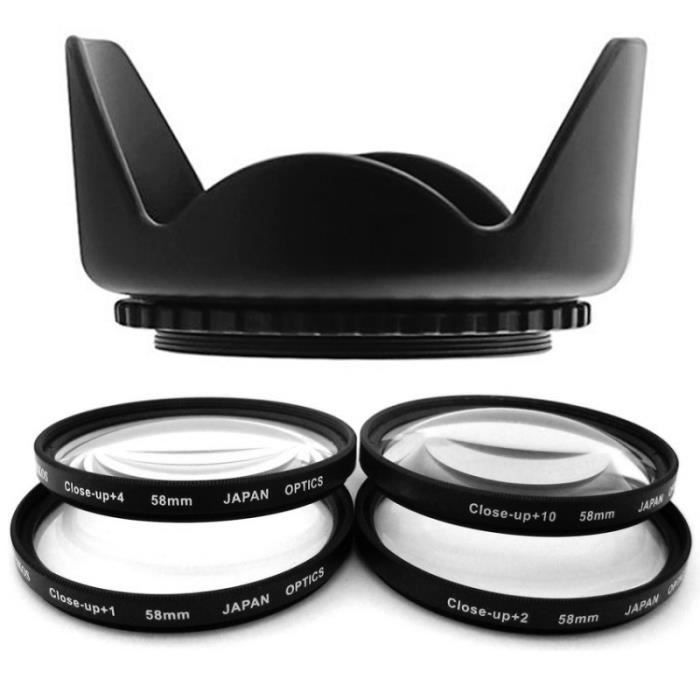 Kit De Quatre Filtres Close-up (+1, +2, +10, +10) Pour Nikon Coolpix P510