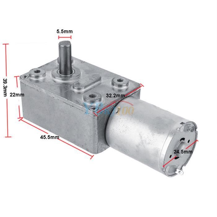 pompe à engrenages réversible avec moteur de pompage deau rs-360 dc 4-12v