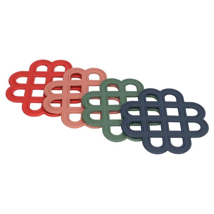 Monkey Business Farfalle – Repose-cuillère 3 en 1 en silicone avec repose-cuillère mignon et dessous de plat pour petites casseroles, accessoire de cuisine multifonction au design de pâtes Farfalle
