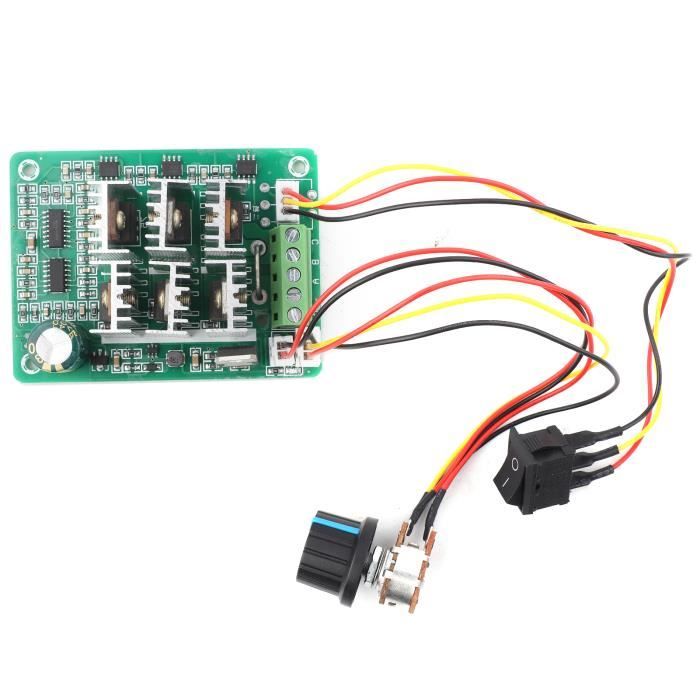 Contrôleur de Vitesse de Moteur sans Balais Triphasé DC 5V-36V 15A