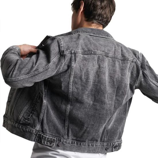 Veste en jean homme superdry outlet