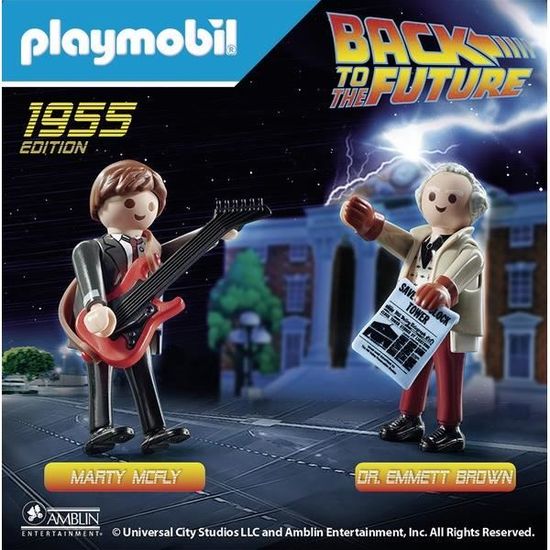 Playmobil Retour vers le Futur 70459 - Marty & Doc Brown 1955