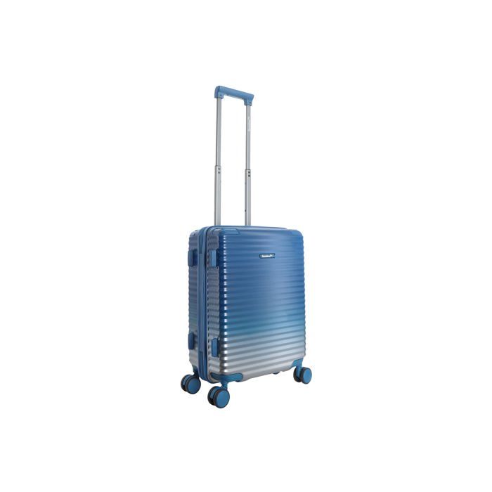 Saxoline Blue Elite 55 cm Petite Valise de voyage Roues Bleu