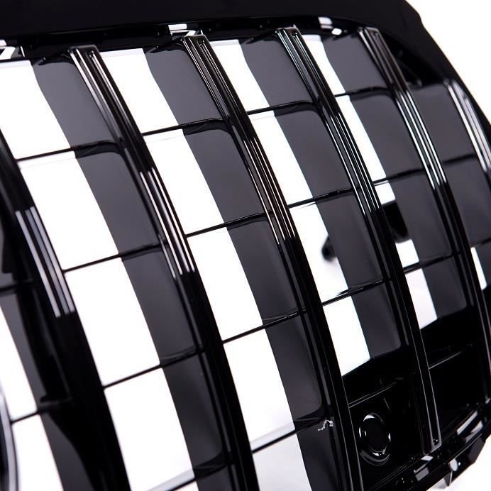 Calandre Avant Look AMG GT Noir Pour Mercedes Classe A W177 (2018-2022) - Compatible Caméra