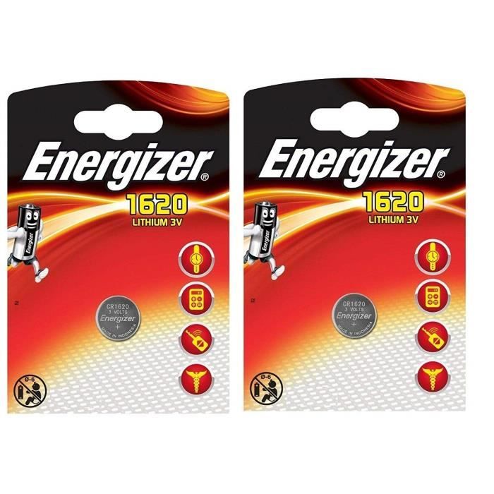 Energizer 1 pile lithium CR1620 - 3V - Piles - Achat & prix