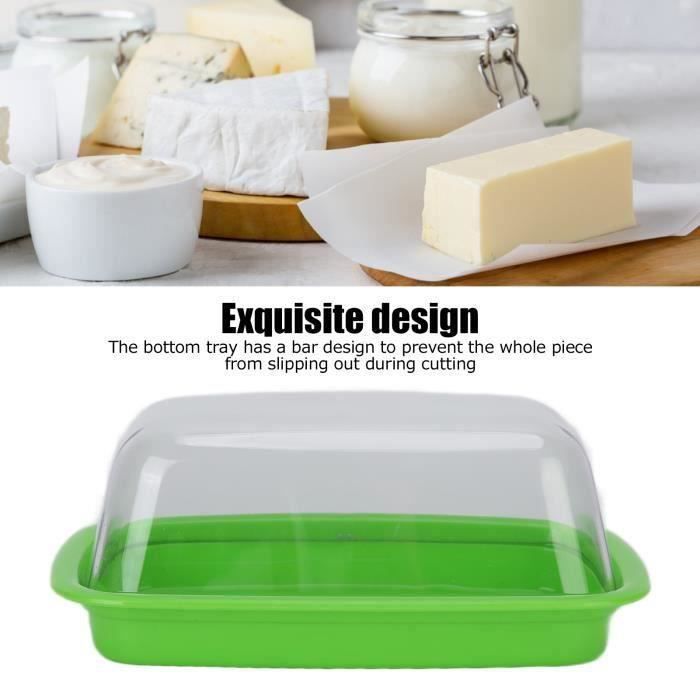 Boîte à Beurre En Verre Ciieeo Avec Couvercle - Grand Beurrier Hermétique Pour Comptoir Et Réfrigérateur
