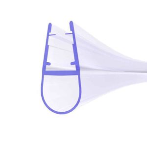 Joint Étanchéité Cabine Douche DK01 190 Cm – Pour Verre 4-5 Mm – Bande D'Étanchéité Porte Douche PVC Qualité Premium