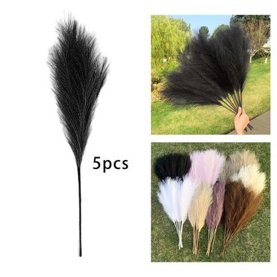 FAUX HERBE DE Pampa, 18Pouce/45Cm Herbe de Pampa Artificielle 5