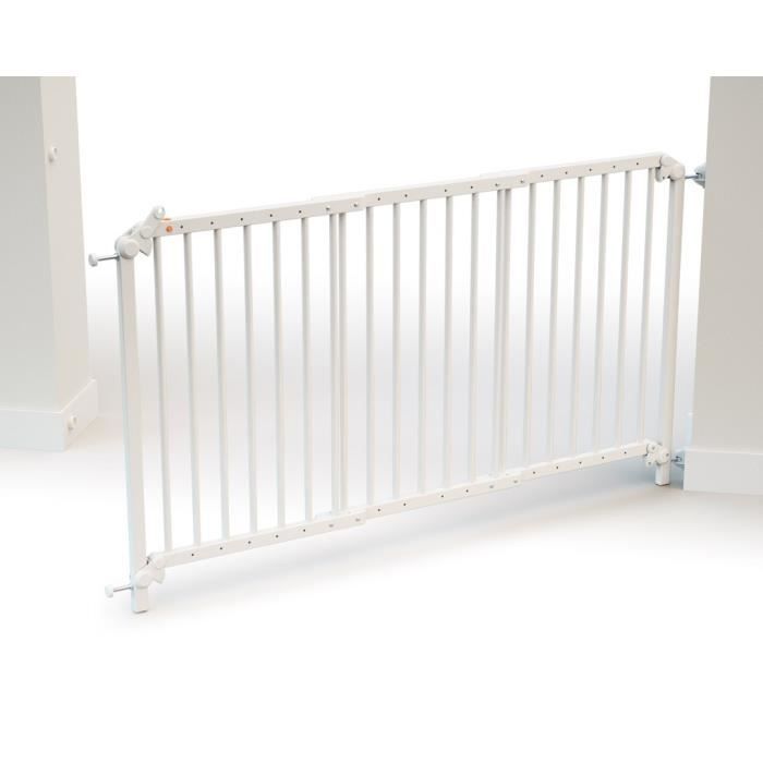 Barrière de sécurité Ultra-Extensible WEBABY Blanc & Gris - AT4