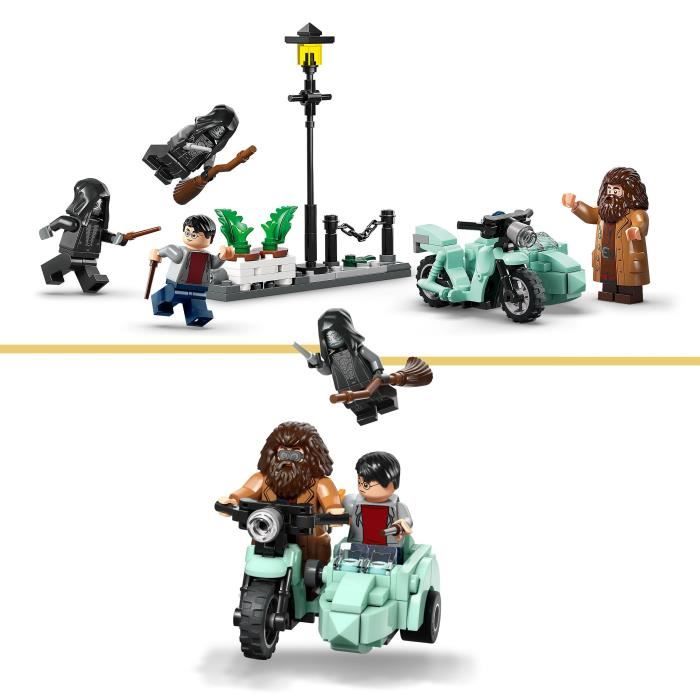 HARRY POTTER DIE Cast Model 1/36 Hagrid's Motorcycle & Sidecar EUR 54