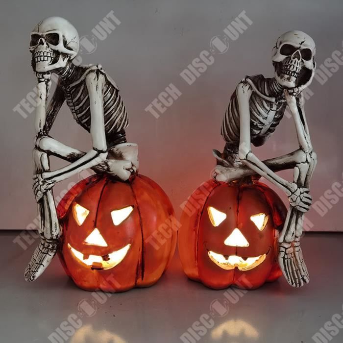 TD® Halloween citrouille crâne lanterne barre lumineuse décoration