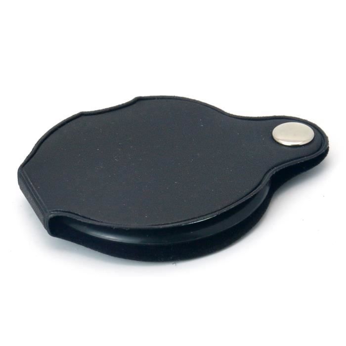 Loupe De Poche Grossissement X5 Avec Lentille Verre Optique 50mm - Design Compact En Métal Pour Lecture Et Inspection - 8