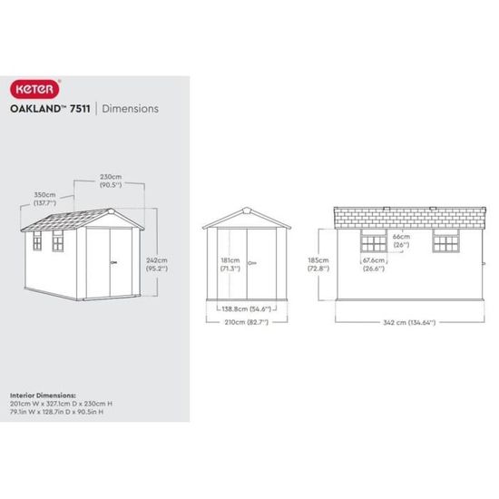 Keter Abri De Jardin 8m En Resine Brossium 7511 Gris Achat Vente Abri Jardin Chalet Abri De Jardin 8m Cdiscount