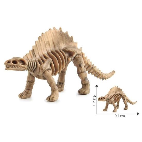 SN/_ GB/_ 12PCS SQUELETTE DE DINOSAURES FIGURINES SET SIMULATION MODÈLE