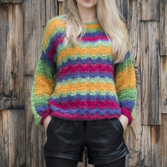 Set Laine à Tricoter Gründl Felting Wool Color - Multicolore Bleu-Anthracite