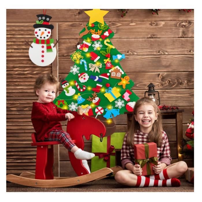 Sapin De Noël Décoré Feutre Sapin De Noel Avec Bonhomme De Neige, 102cm DIY Feutrine Enfant Arbre De Noël Déco Avec Christmas Tree Sapin De Noël Décoré Feutre Sapin De Noel Avec Bonhomme De Neige, 102cm DIY Feutrine Enfant Arbre De Noël Déco Avec Christmas Tree