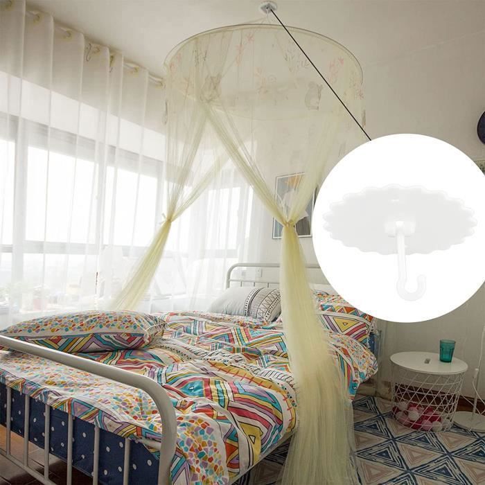 Lot De 2 Crochets De Plafond En Forme De Dôme Super Colle Moustiquaire Et Auvent De Lit 178 Cm 2 Ensembles Installation Facile Sans Clous 89567774 Lot De 2 Crochets De Plafond En Forme De Dôme Super Colle Moustiquaire Et Auvent De Lit 178 Cm 2 Ensembles Installation Facile Sans Clous 89567774