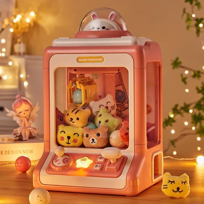 Ours Mini Petit Jouet Machine à Griffes Jeu Jouets Peluche Bonbons Vending Grabb