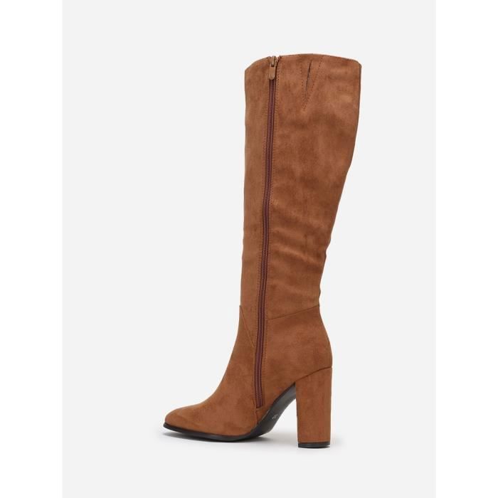 Bottes suedine camel deals