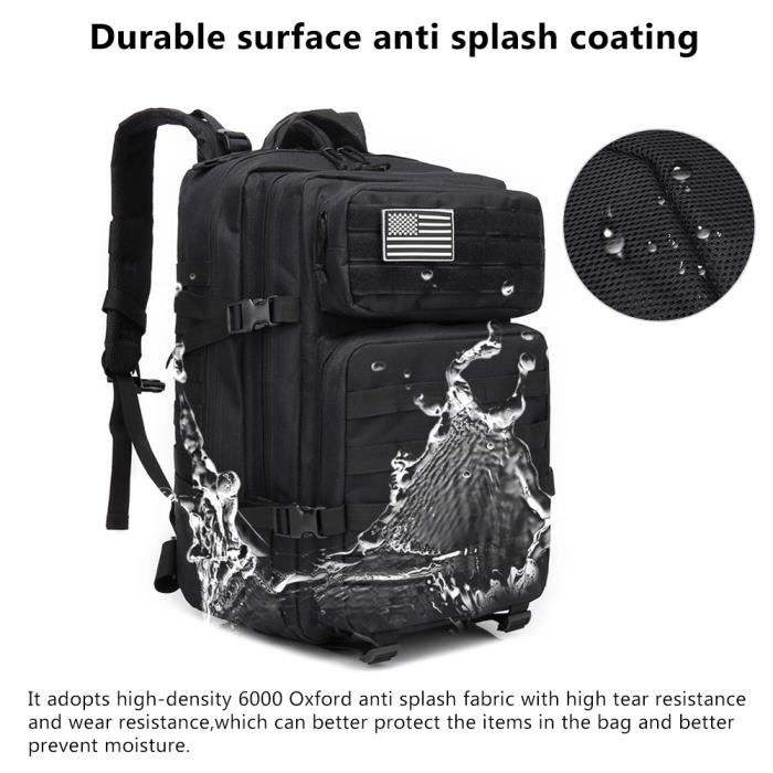 Sac A Dos Tactique Commando Militaire 25-30L Homme Et Femme Crossfit  Outdoor Randonne Survie Moto Bug Out Bag Avec 4 Boucles[x290] - Cdiscount  Sport