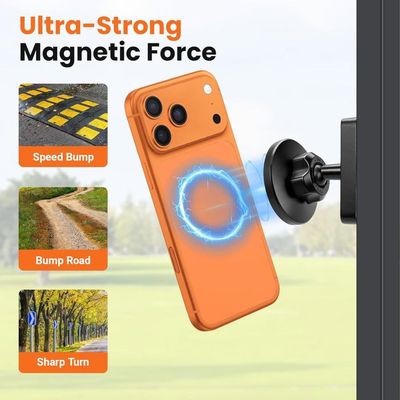 Support Magnétique Pour Téléphone Salle De Sport - Double Face, Rotation 360°, Aimants Puissants - 12