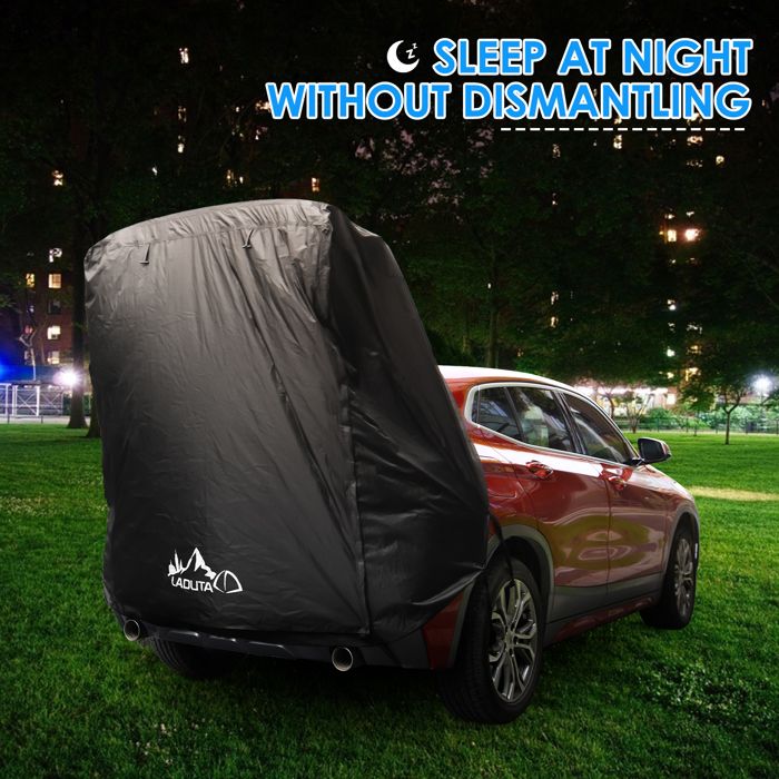 Tente Hayon SUV / Camion - Pour Camping, Pique-nique - Imperméable, Anti-UV - Avec Piquets Et Cordes - Montage Rapide