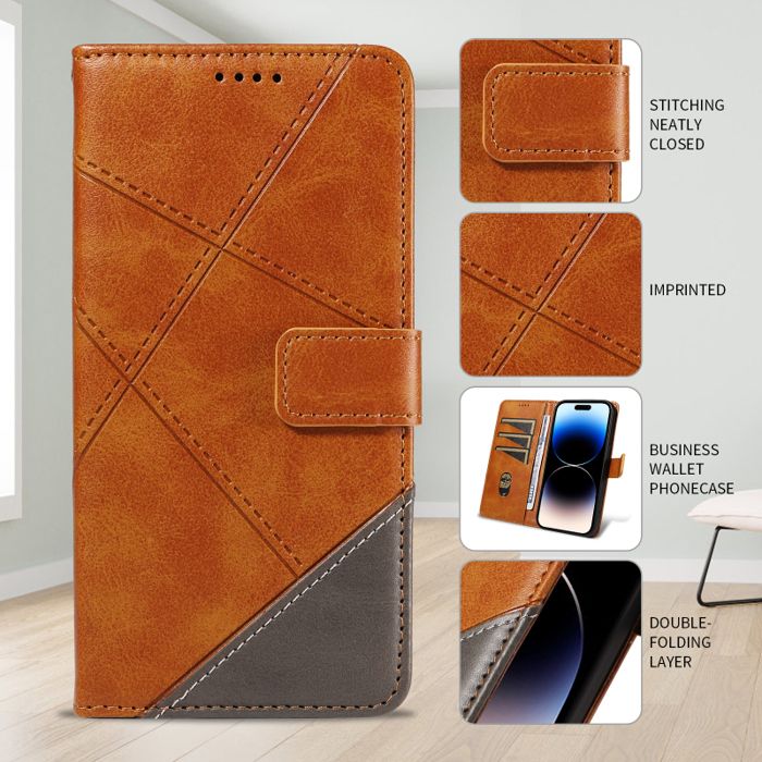 Coque Portefeuille Honor X5C Plus - Cuir PU Gaufré, Fermeture Magnétique, Support Et Dragonne - 4