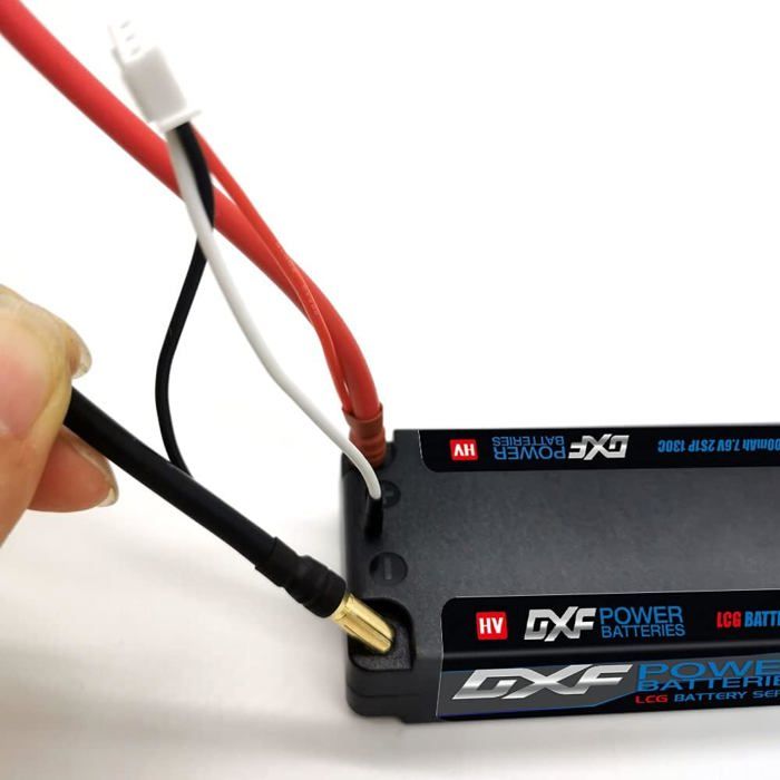 DXF - 2 Batteries Lipo 2S 10000mAh 150C - 7,6V - Prise Deans T - Pour RC 1/8 Et 1/10