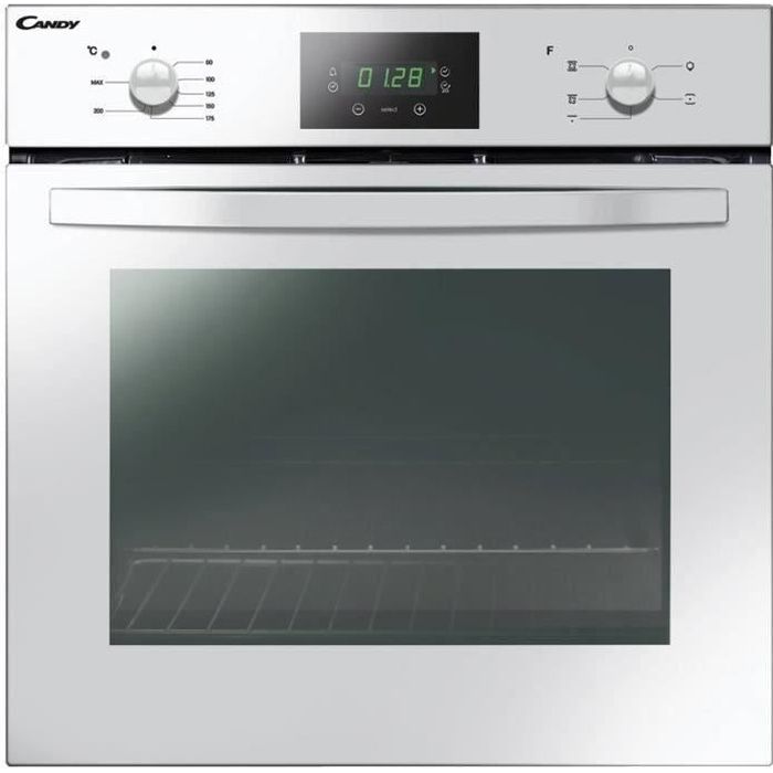 Four électrique encastrable catalyse - Convection naturelle - Classe A - CANDY FCS245W - Blanc - 65 L