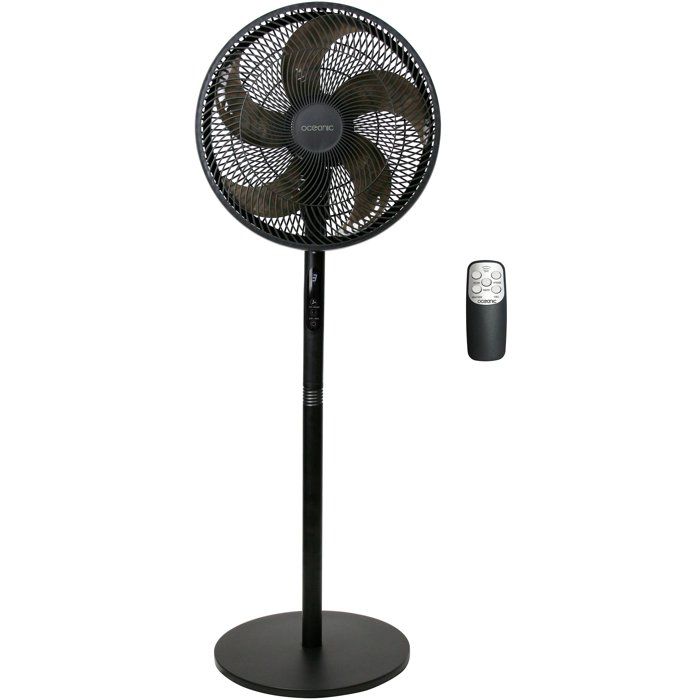 Ventilateur sur Pied 2 en 1 OCEANIC 45W – 3 Vitesses, Hauteur Réglable, Télécommande