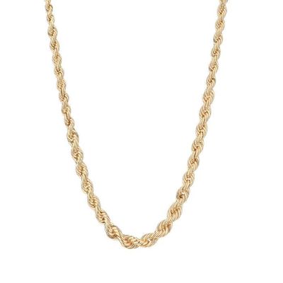 Collier Maille Corde Chute En Or 9 Carats - Style Belcher, Les Bijoux D'Emma, Neuf Sans Emballage