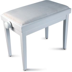 Achat/Vente Claviers - STAGG Banquette piano BLANC PERLE+VEL.BLANC -  Rockstation